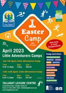 SCD Leisure Tallaght Easter Little Adventurers Camps